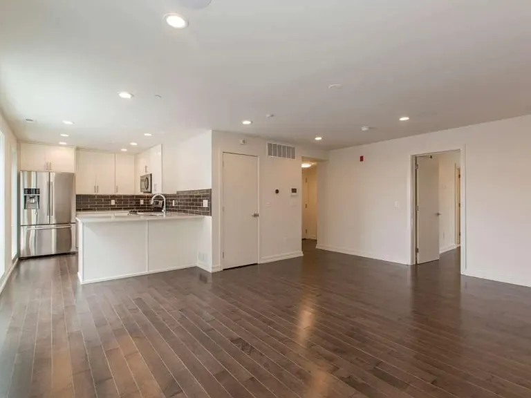 Large living and dining area