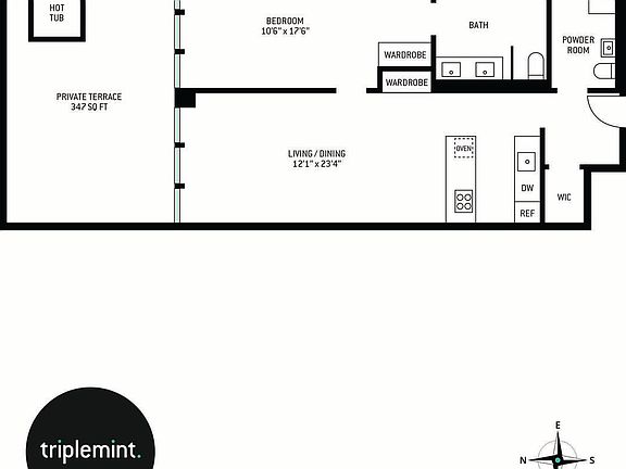 2nd image of 111 Fulton St Penthouse 104