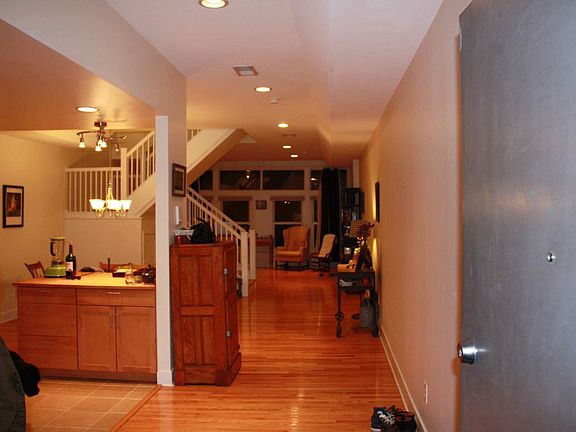 View of loft from kitchen