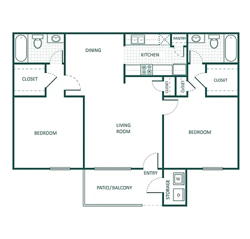 Floor plan D