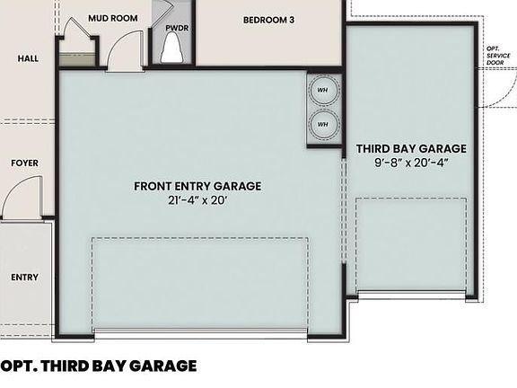 Opt. 3-Car Garage