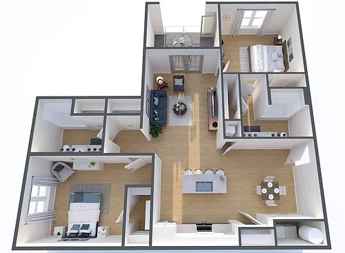 Floor plan B3