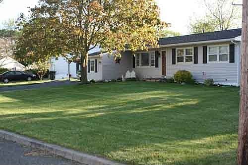 Huge Front Yard with Curb
