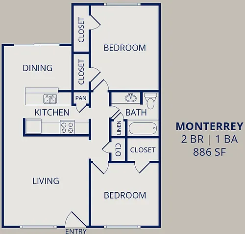 Floor plan Monterrey B1
