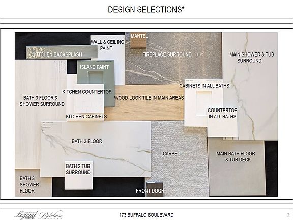 Representative photo of design selections for 173 Buffalo Blvd