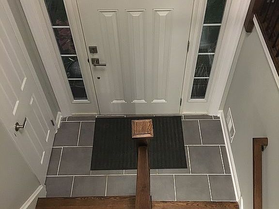 New door, main entrance