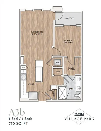 Floor plan A3b