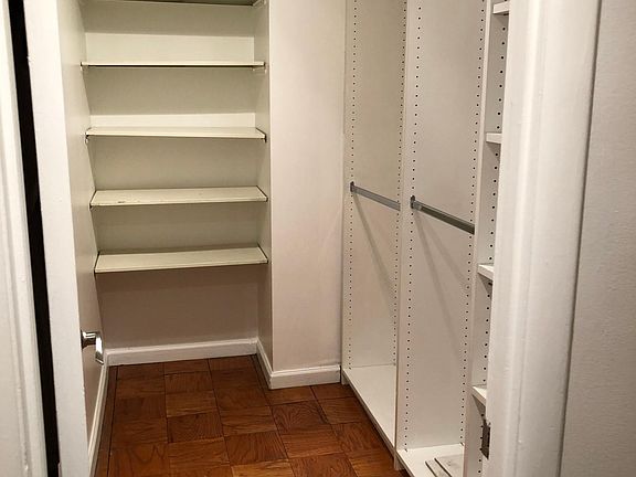 Spacious walk-in closet
