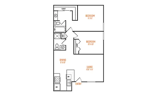 Floor plan B1 Renovated