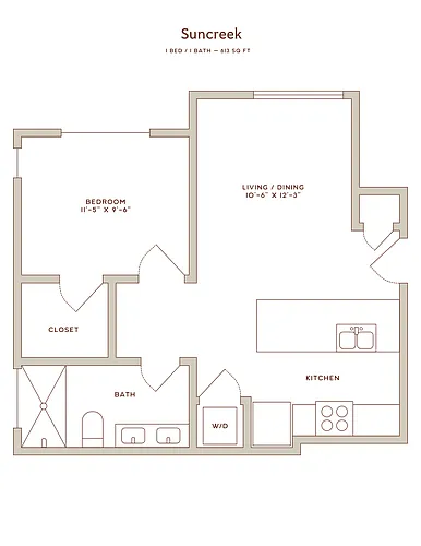 Floor plan Suncreek
