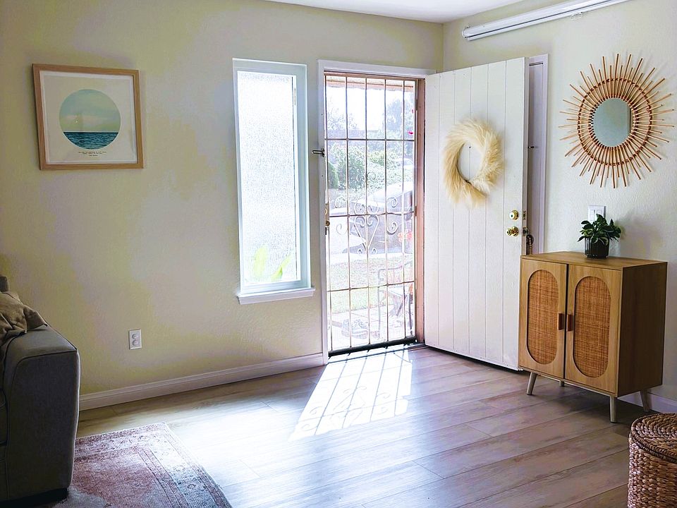 Front entrance with security door.