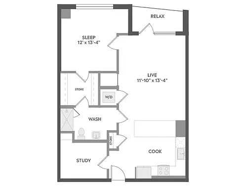 Floor plan A5aD