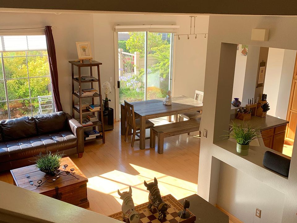Birds-eye view of first-floor living space