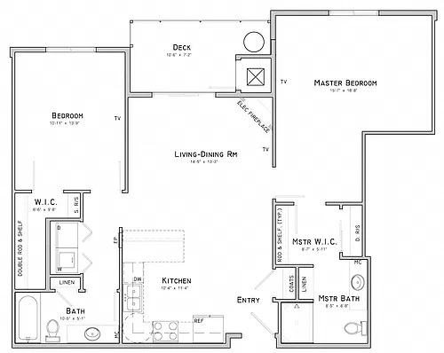 Floor plan Lavender