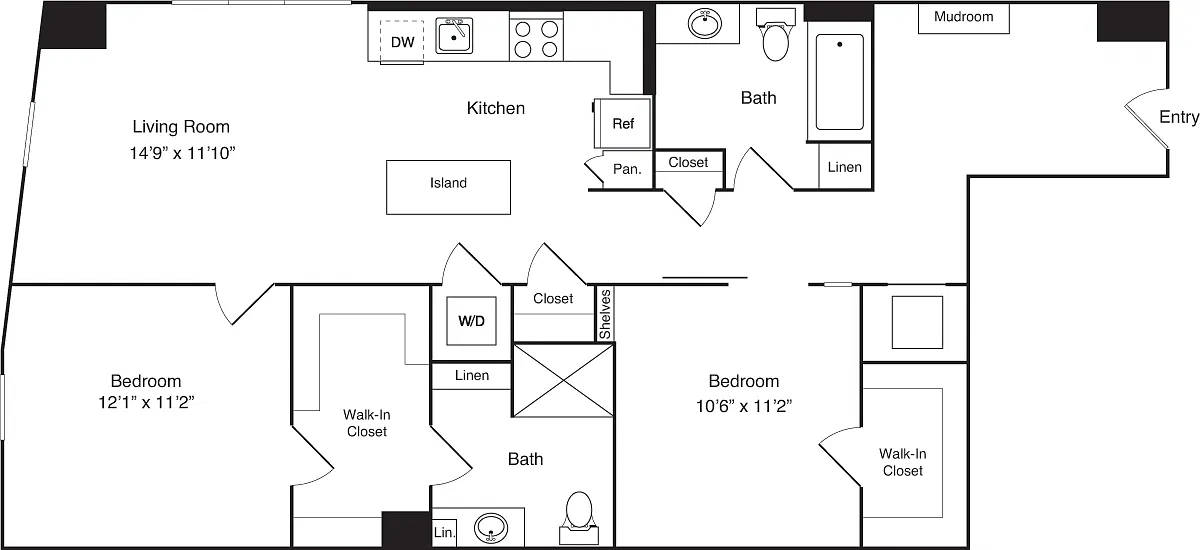 Floor plan B02A