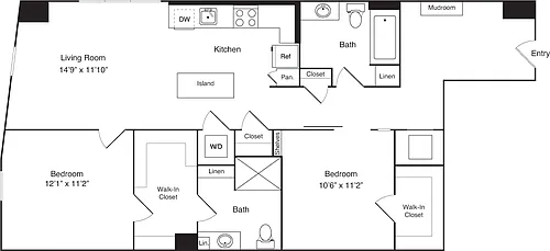 Floor plan B02A