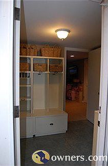mudroom by back door