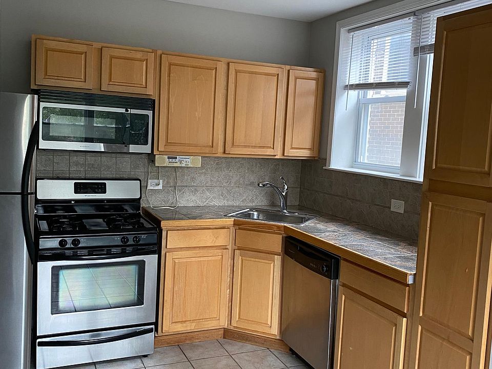 One of the units we have for rent has updated appliances in kitchen