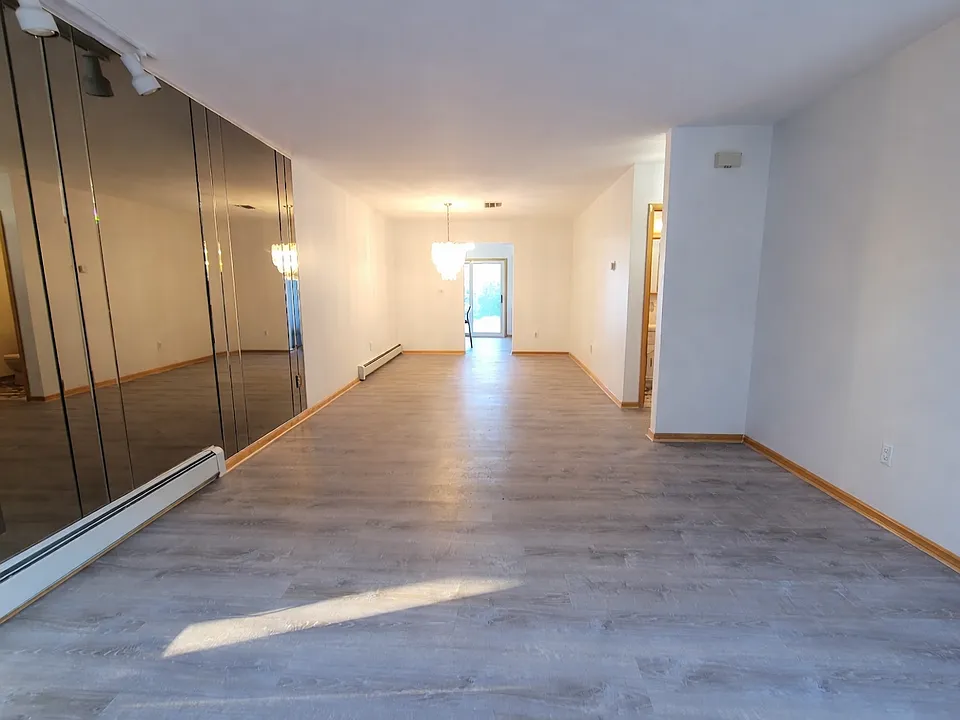 Open Floor Concept Living Room into Dining Room