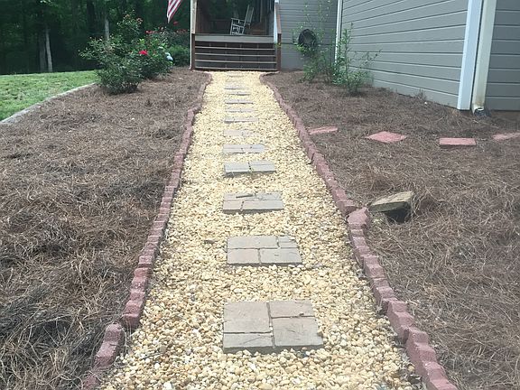 Walkway to front porch