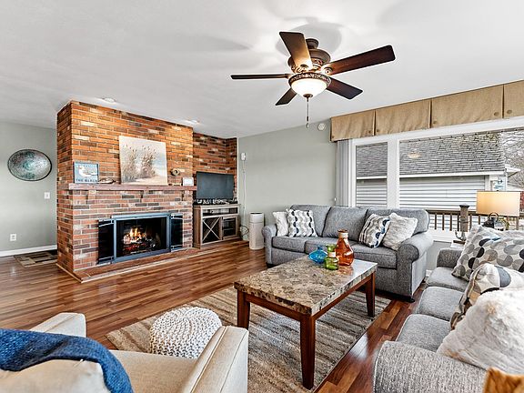 Gas Fireplace in the Great Room