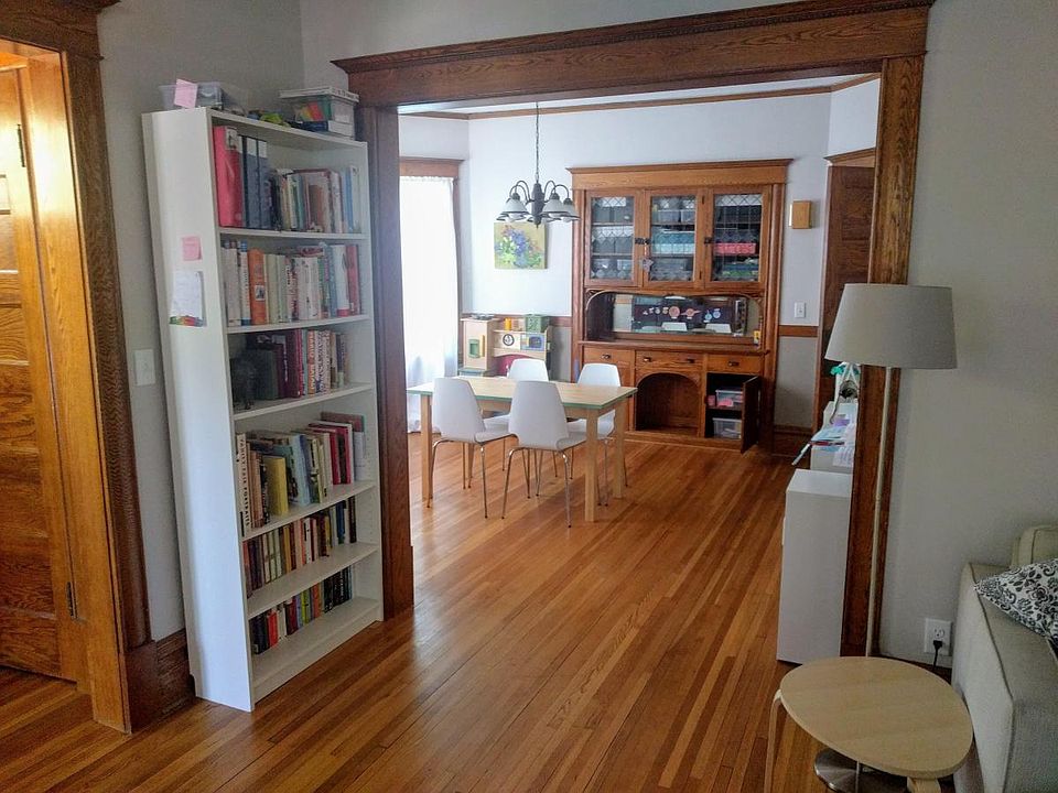 View of Dining room from Living room