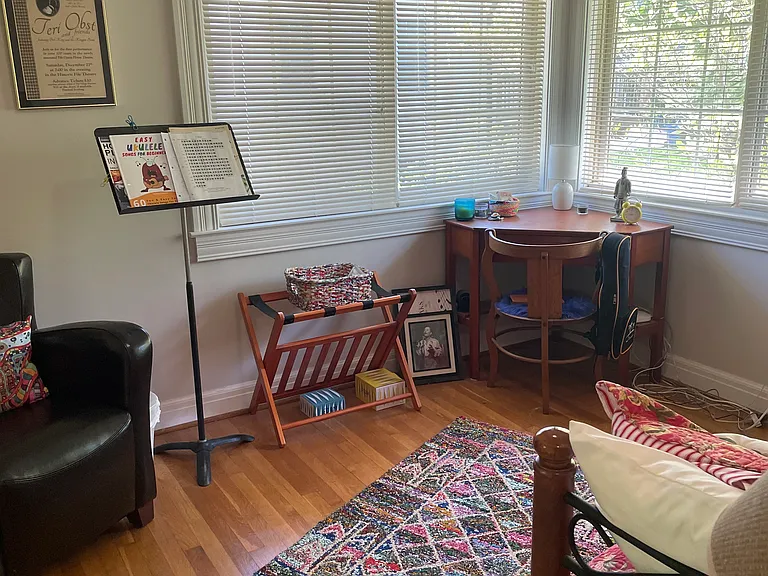 The back bedroom. This room gets morning sun and afternoon shade.