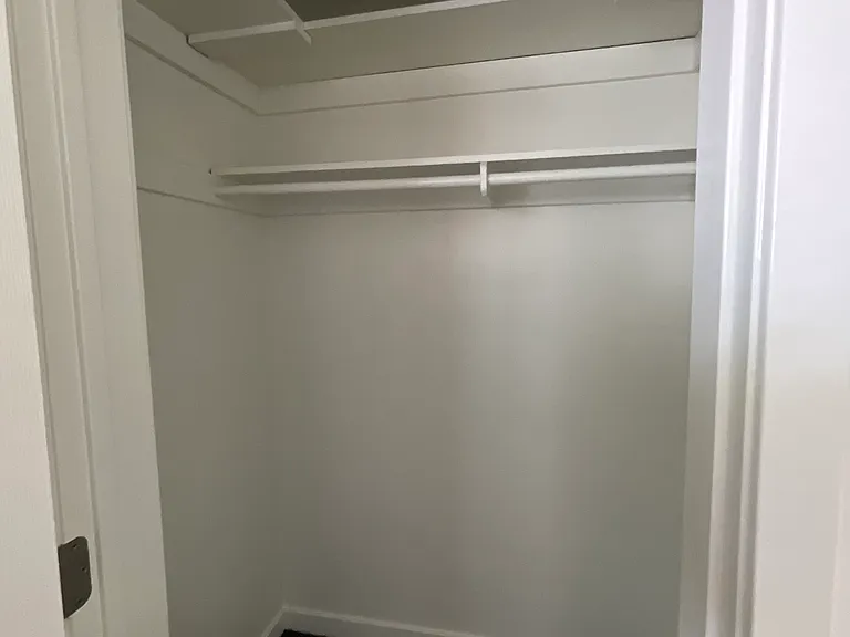 First bedroom closet