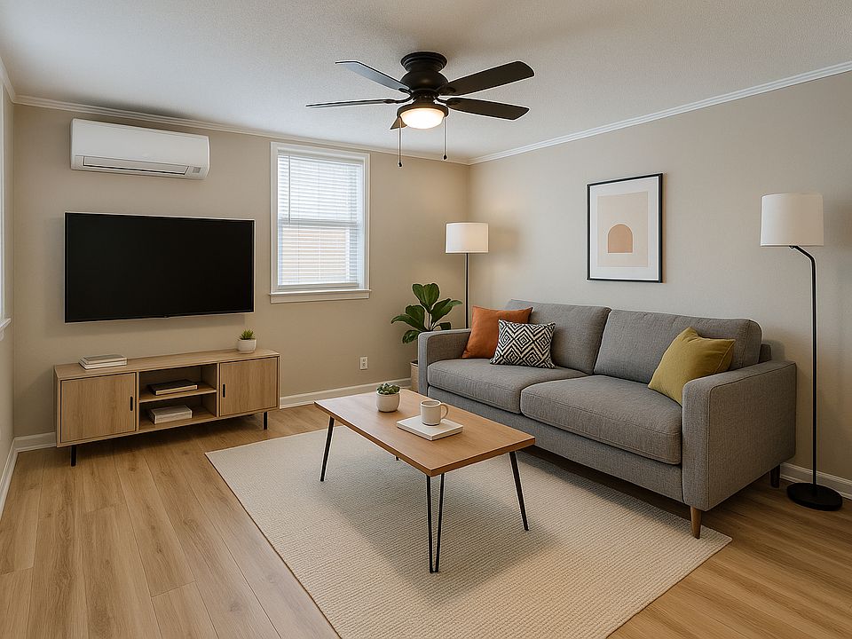 staged living room