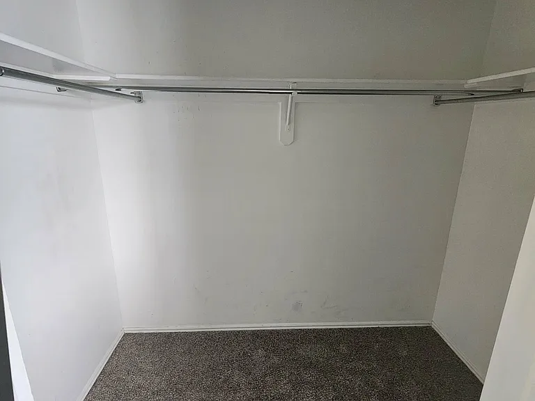 Master bedroom walk in closet