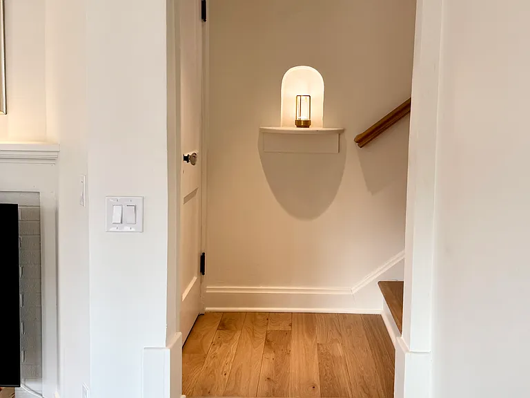 Stairwell leading to second floor