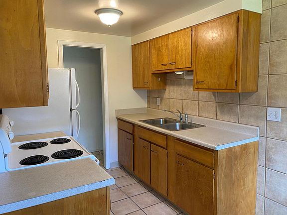 Kitchen cabinets are freshly varnished