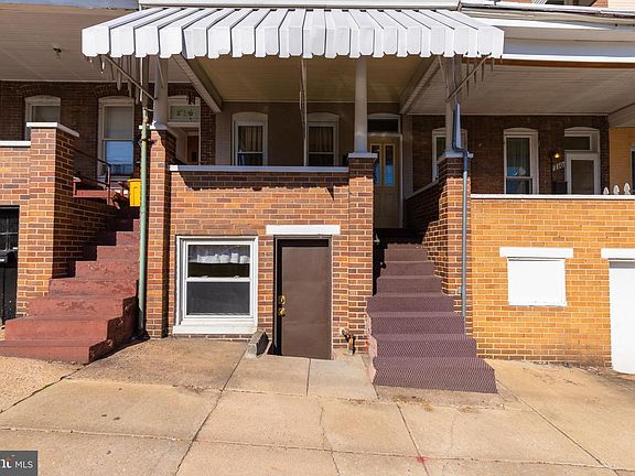 Entrance through the front porch