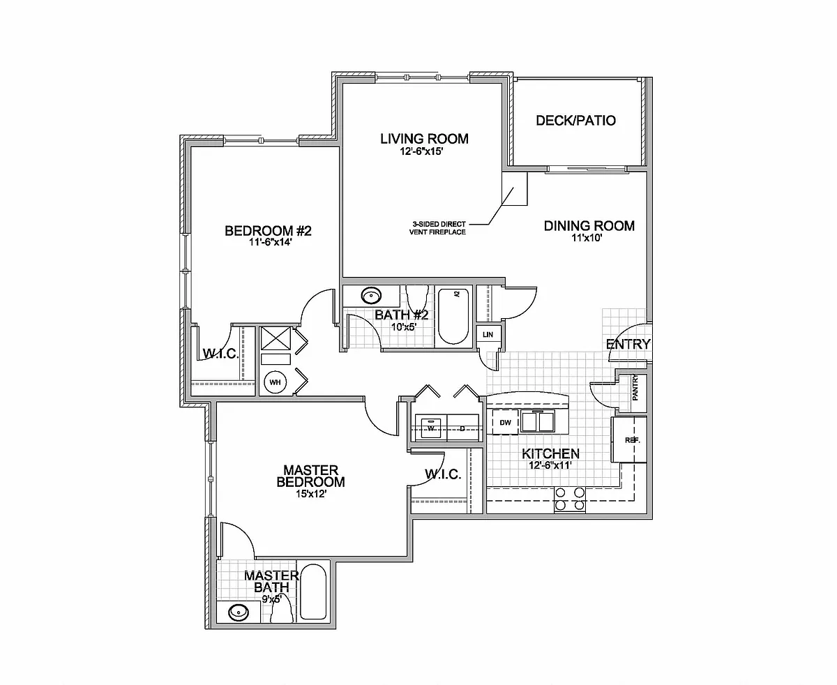 Floor plan Vista (Flat)