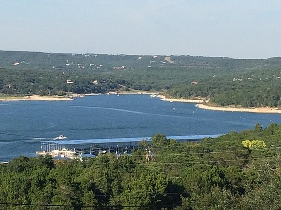 View of marina Lake Travis