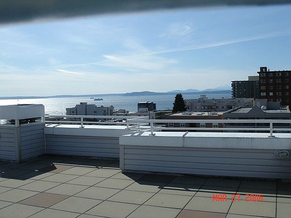 Part of view from spectacular roof deck.
