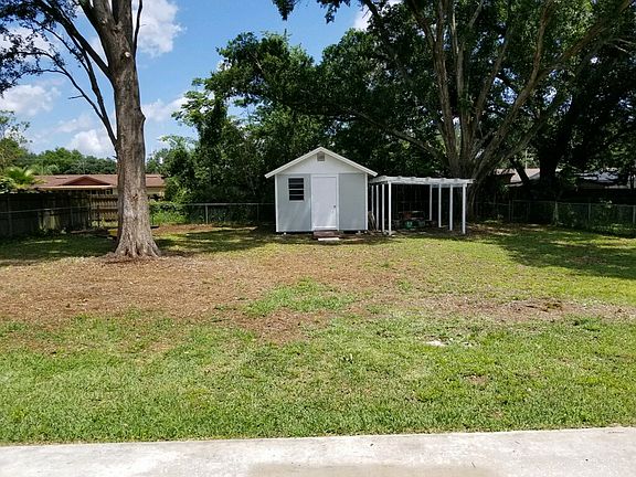 Storage building back yard.