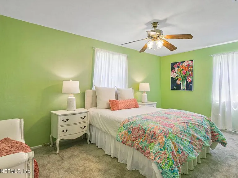 Guest bedroom #2. Located in front of the house. Large closet.