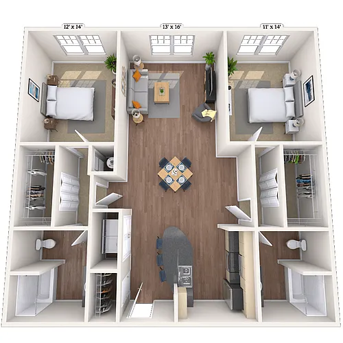 Floor plan Ritz
