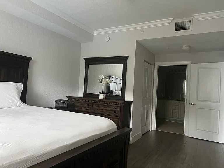 Master Bedroom with view of ensuite bathroom