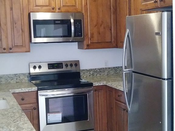 New stainless appliances.
