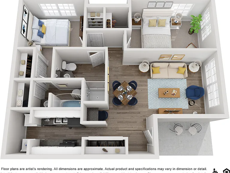 Evergreen floor plan Habitat at Fort Collins