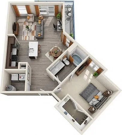Floor plan A13
