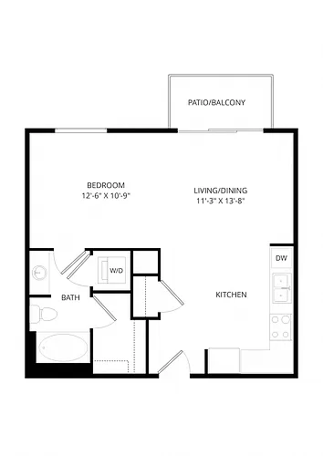 Floor plan A6 0X1