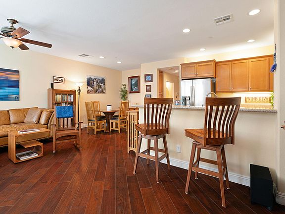 View of living room/kitchen/dinning area from the entrance
