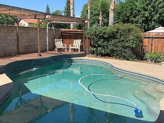 Backyard under awing 