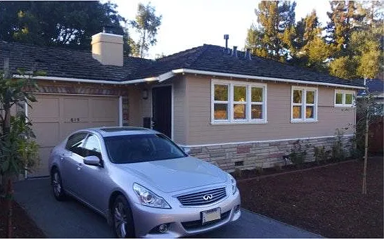 Front of the house