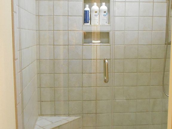 Shower in guest bath