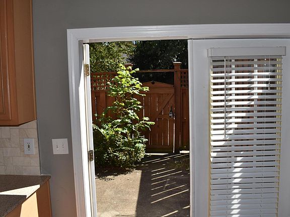 Entrance to private patio