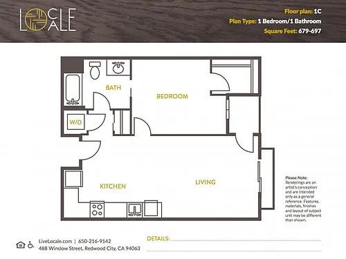 Floor plan 1C